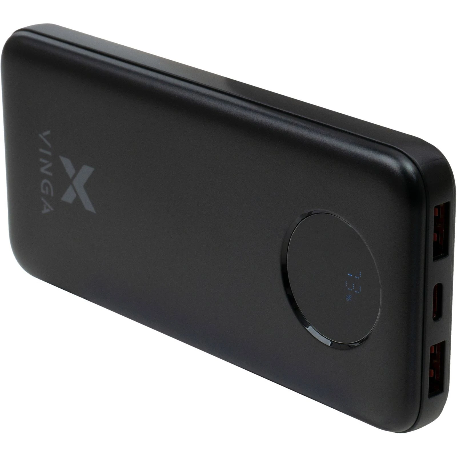 Vinga 10000 mAh 22.5W Display Black (VPBB1022) (UA)