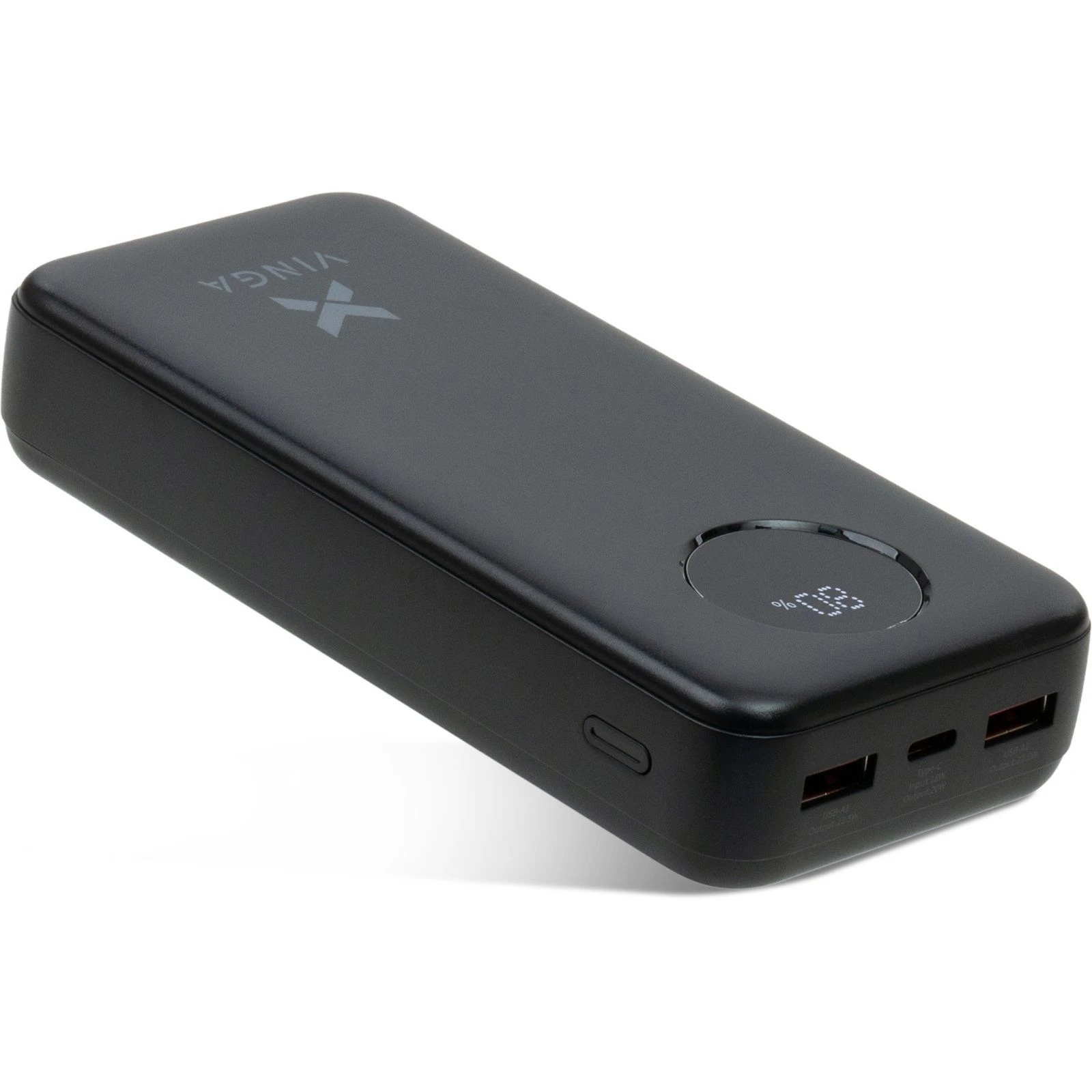 Vinga 20000 mAh 22.5W Display Black (VPBB2022) (UA)