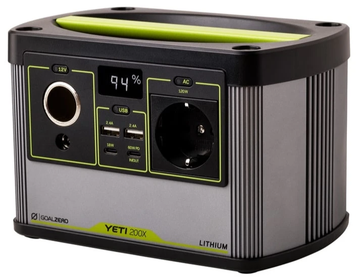 Goal Zero Yeti 200X Тип: зарядний пристрій; Ємність,