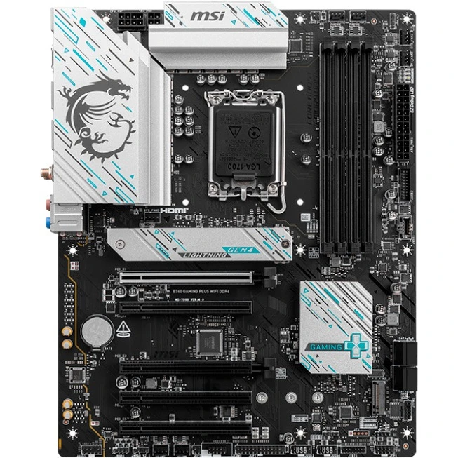 MSI B760 Gaming Plus WiFi DDR4 (911-7D98-043) (UA) Сокет: LGA1700; Чипсет: Intel B760; Тип