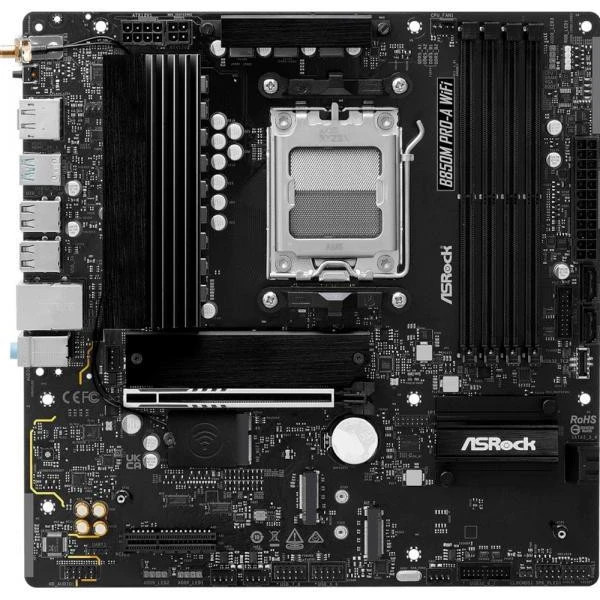 ASRock B850M Pro-A WiFi Охлаждение чипсета радиатор