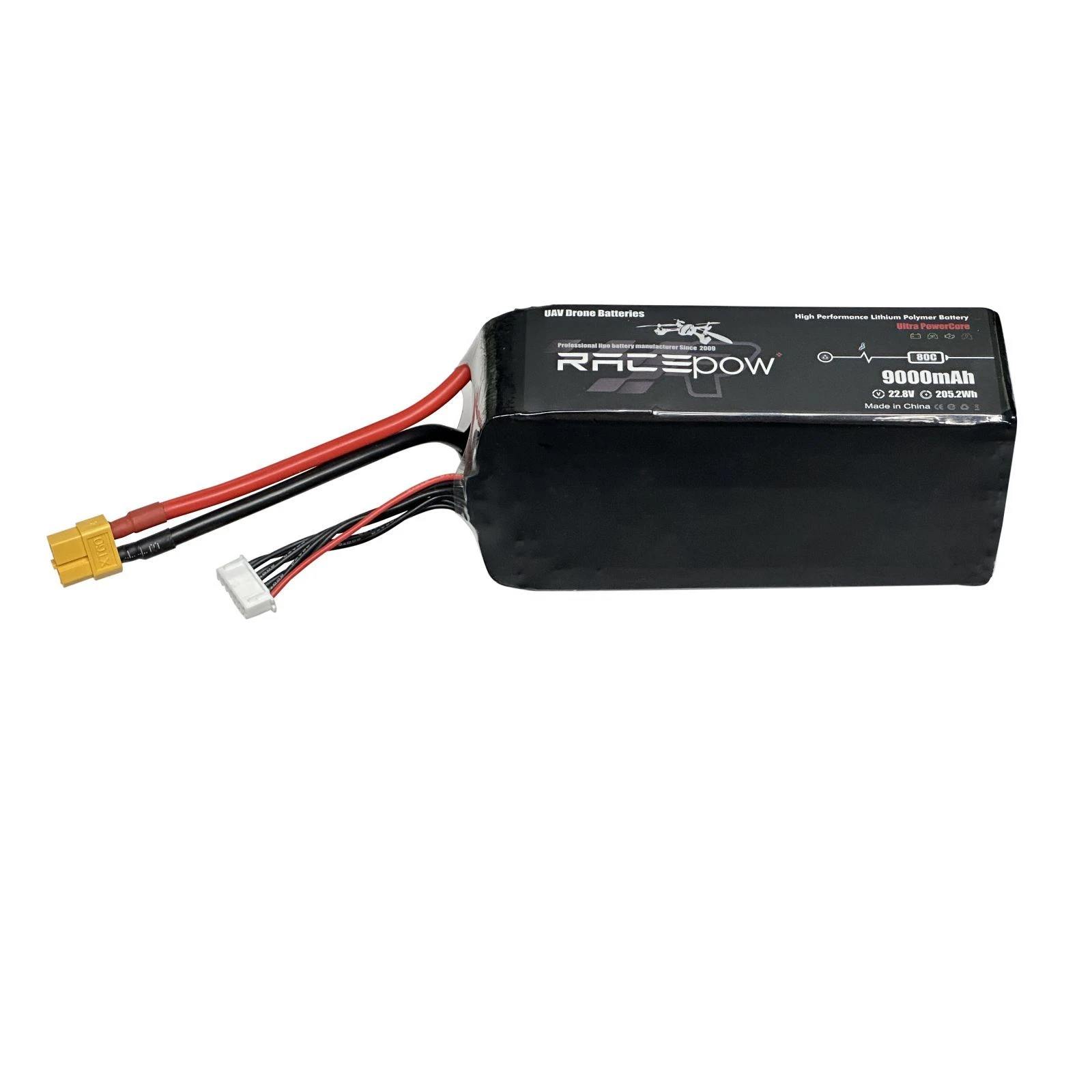 Акумулятор для Racepow 9000mah 6S2p 22.8V 80c безпілотник (9000mAh-6S2p-80c) (UA) Основні характеристики;