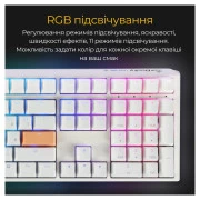 Ducky One 3 Cherry MX Blue RGB UA USB White (DKON2108ST-CUAPXPWWWSC1) (UA)