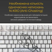 Ducky One 3 Cherry MX Red RGB UA USB White (DKON2108ST-RUAPXPWWWSC1) (UA)