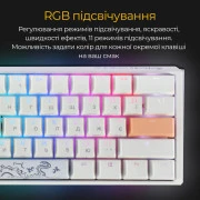 Ducky One 3 Mini Cherry MX Red RGB UA USB White (DKON2161ST-RUAPXPWWWSC1) (UA)