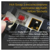 Ducky One 3 Mini Cherry MX Silent Red RGB UA USB Black (DKON2161ST-SUAPXCLAWSC1) (UA)