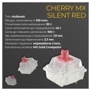 Ducky One 3 Mini Cherry MX Silent Red RGB UA USB Black (DKON2161ST-SUAPXCLAWSC1) (UA)