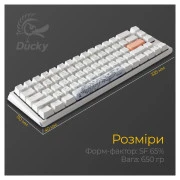 Ducky One 3 SF Cherry MX Brown RGB UA USB White (DKON2167ST-BUAPXPWWWSC1) (UA)