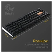 Ducky One 3 SF Cherry MX Red RGB UA USB Black (DKON2167ST-RUAPXCLAWSC1) (UA)
