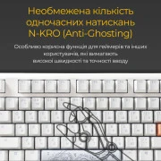 Ducky One 3 TKL Cherry MX Blue RGB UA USB White (DKON2187ST-CUAPXPWWWSC1) (UA)