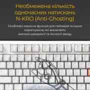 Ducky One 3 TKL Cherry MX Speed Silver RGB UA USB White (DKON2187ST-PUAPXPWWWSC1) (UA)