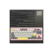 Epomaker Shadow-S TKL Mulan Switch Hot-Swap LCD Screen RGB Wireless/Bluetooth/USB UA Pink (SHS-P-WL) (UA)