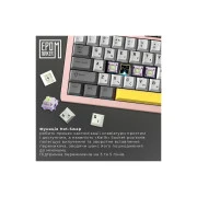 Epomaker Shadow-S TKL Mulan Switch Hot-Swap LCD Screen RGB Wireless/Bluetooth/USB UA Pink (SHS-P-WL) (UA)