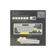 Epomaker Shadow-S TKL Mulan Switch Hot-Swap LCD Screen RGB Wireless/Bluetooth/USB UA White (SHS-W-M) (UA)