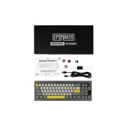 Epomaker Shadow-X 70 Flamingo Switch Hot-Swap LCD Screen RGB Wireless/Bluetooth/USB UA Black (SHX-B-F) (UA)