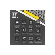 Epomaker Shadow-X 70 Wisteria Linear Switch Hot-Swap LCD Screen RGB Wireless/Bluetooth/USB UA White (SHX-W-WL) (UA)