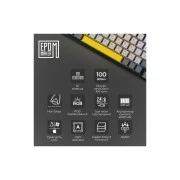 Epomaker TH80 SE 75 Budgerigar V2 Switch Hot-Swap RGB Wireless/Bluetooth/USB UA Black (TH80-SE-B-BV2) (UA)