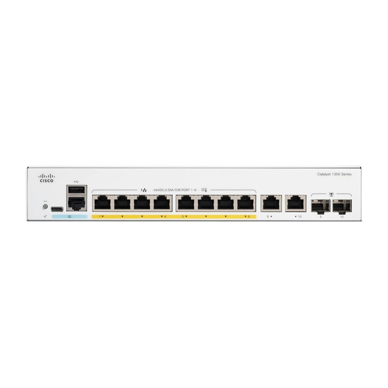 Коммутатор сетевой Cisco C1300-8T-E-2G (UA) Форм-фактор в стойку