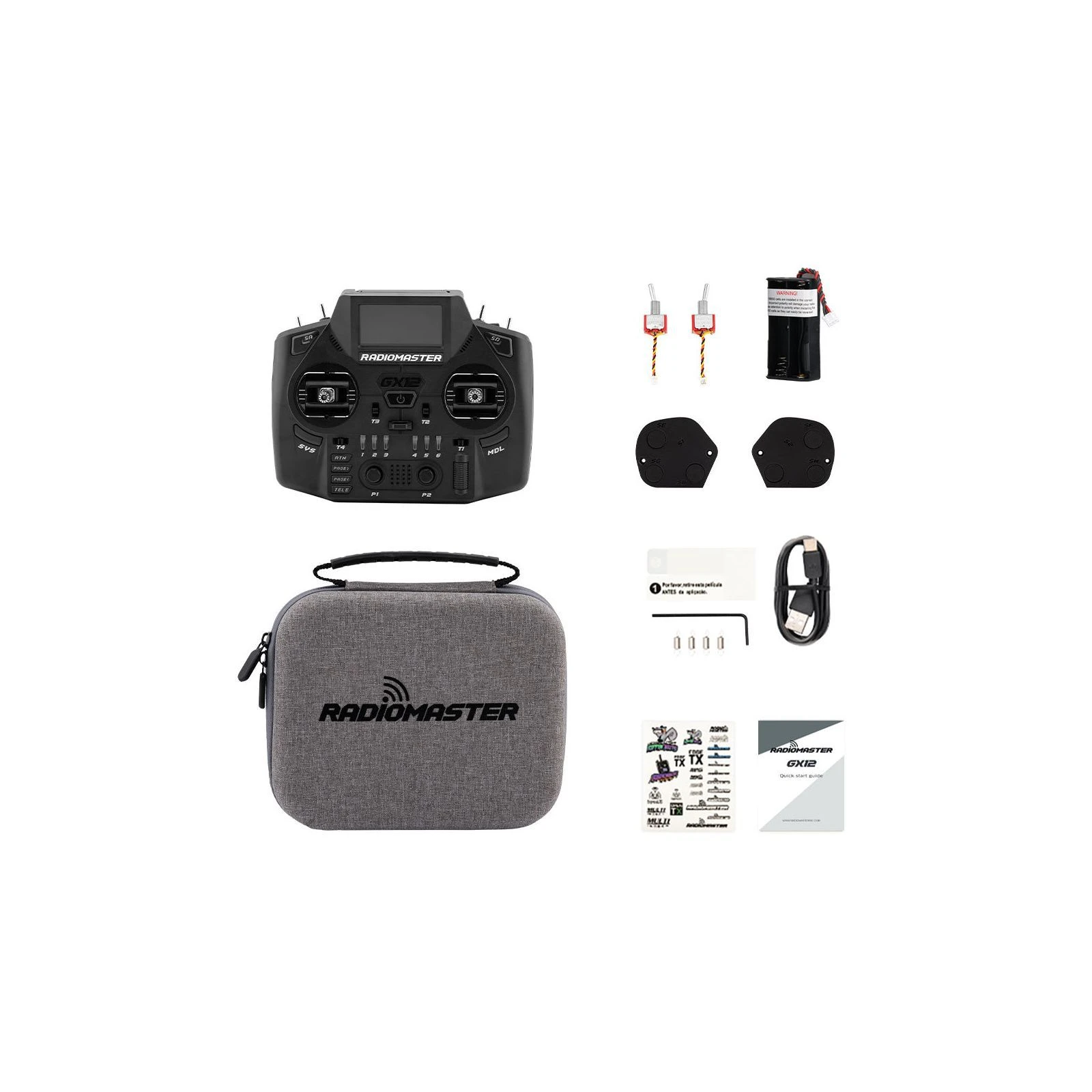 Панель свердління Radiomaster GX12 Radio Expresslrs Edge XT M2 (HP0157.0094-BLK) (UA) Основні характеристики; Робоча