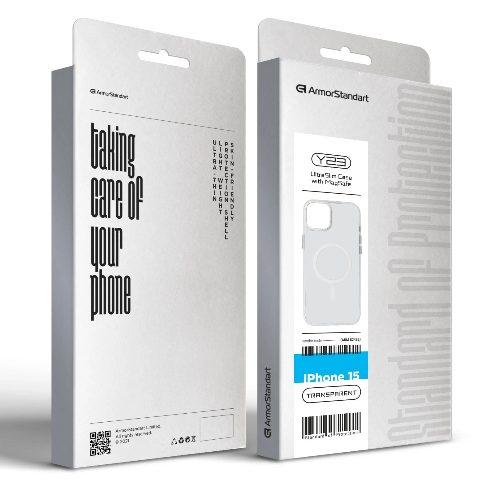 Armorstandart Y23 MagSafe Apple iPhone 15 Transparent (ARM82482) (UA)