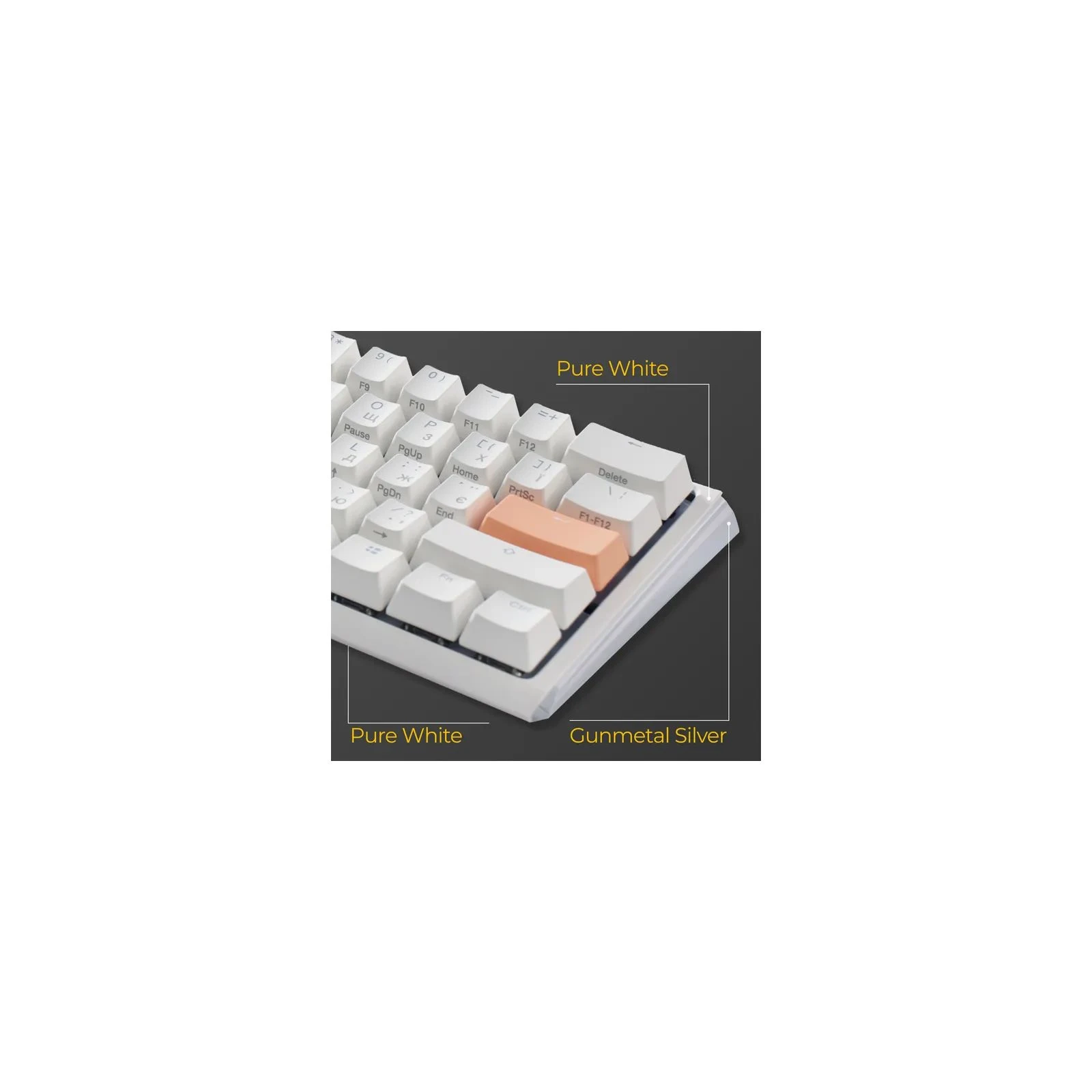 Ducky One 3 Mini Cherry MX Brown RGB UA USB White (DKON2161ST-BUAPXPWWWSC1) (UA)