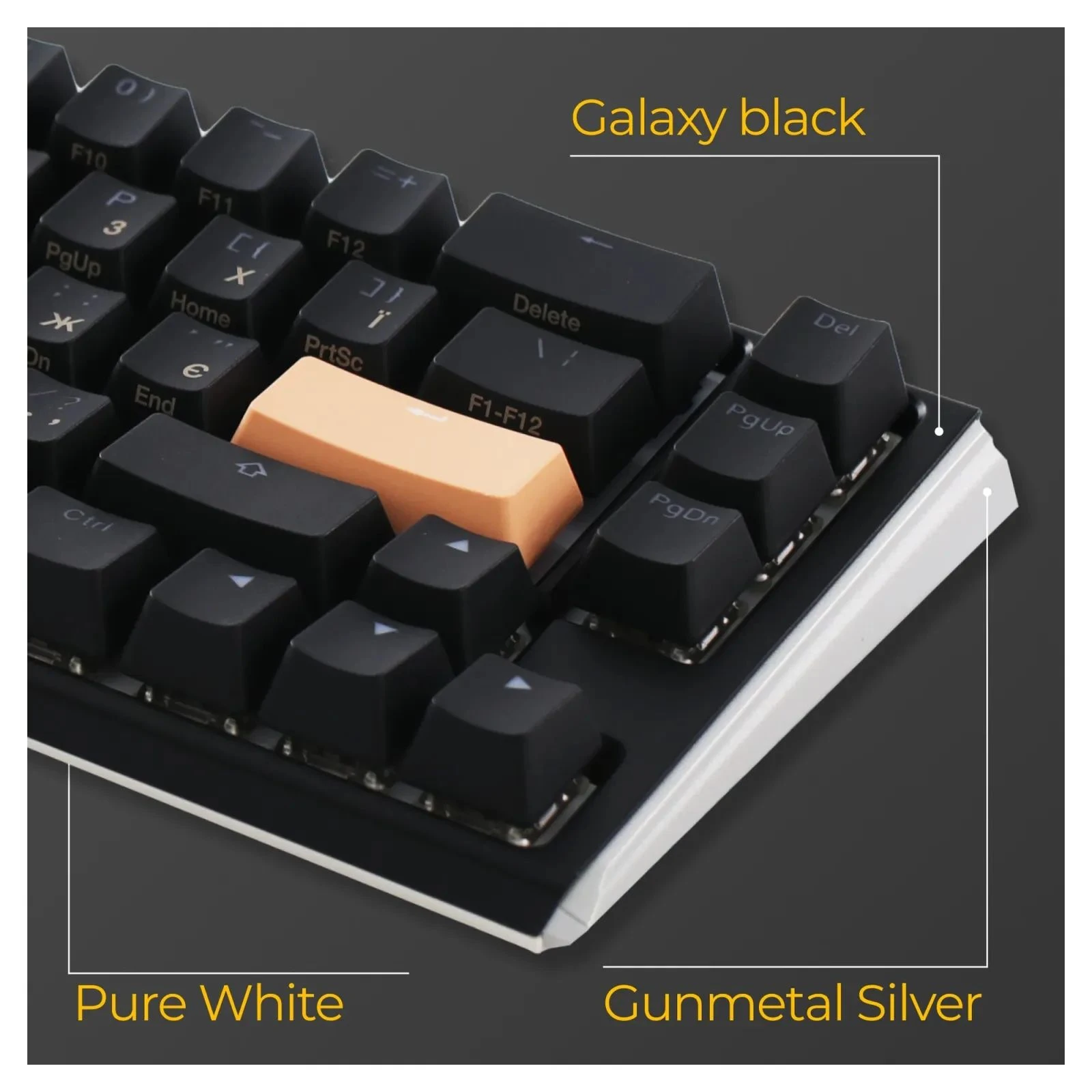 Ducky One 3 Mini Cherry MX Silent Red RGB UA USB Black (DKON2161ST-SUAPXCLAWSC1) (UA) Интерфейс подключения USB