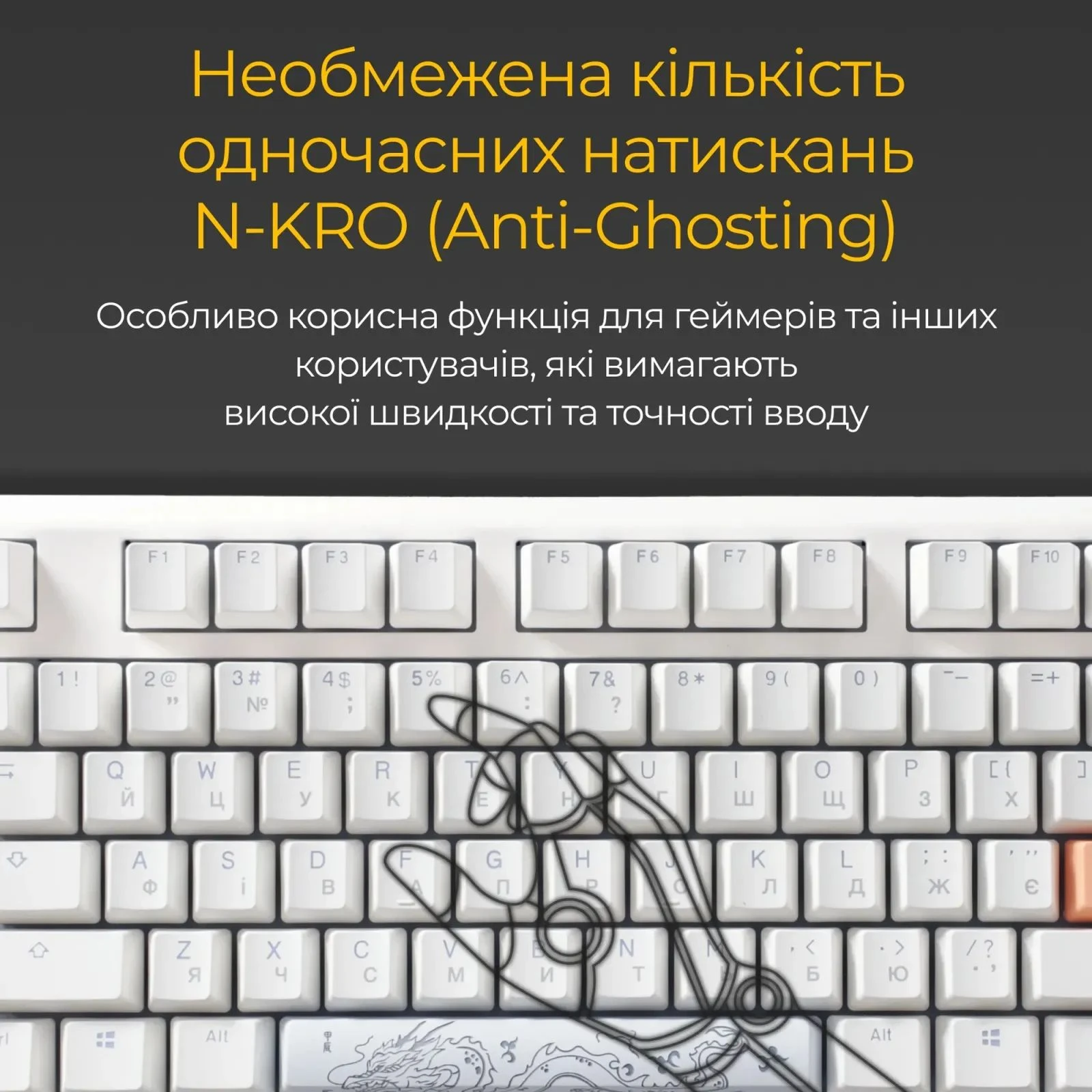 Ducky One 3 TKL Cherry MX Blue RGB UA USB White (DKON2187ST-CUAPXPWWWSC1) (UA)