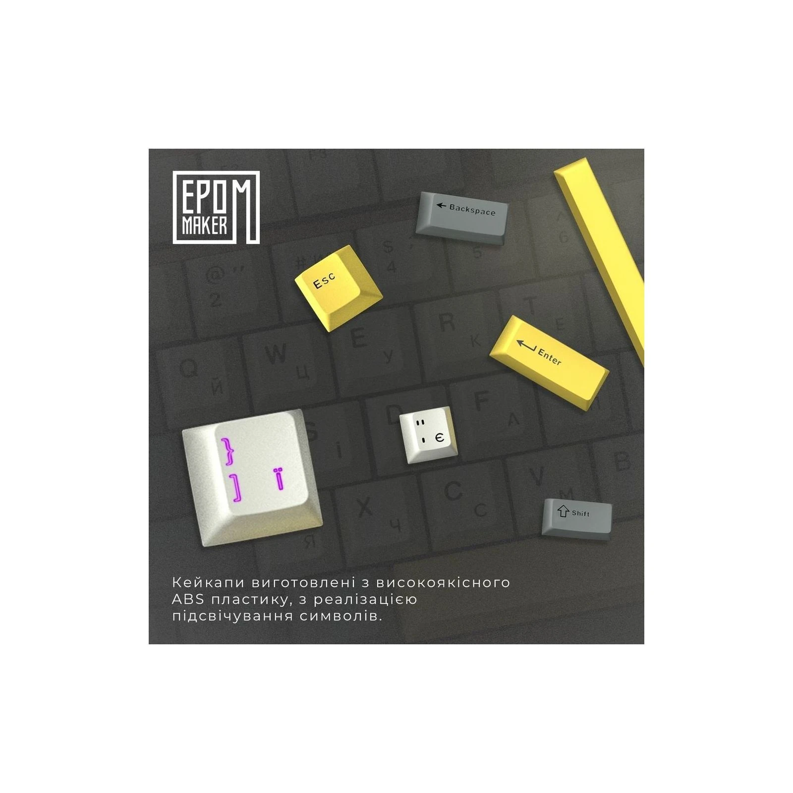 Epomaker EK68 65 Budgerigar V2 Switch Hot-Swap RGB Wireless/Bluetooth/USB UA Black (EK68-B-BV2) (UA)