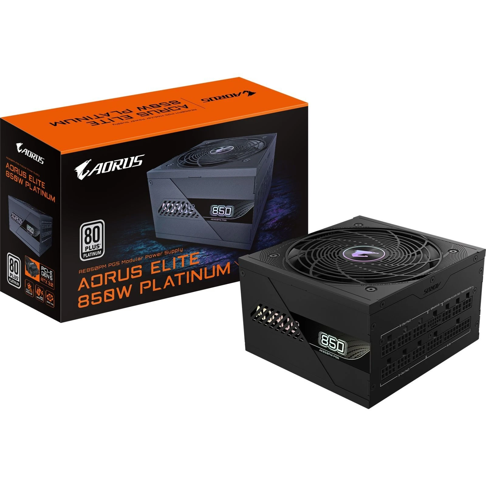 GIGABYTE 850W (GP-AE850PM PG5) (UA) Основные характеристики;