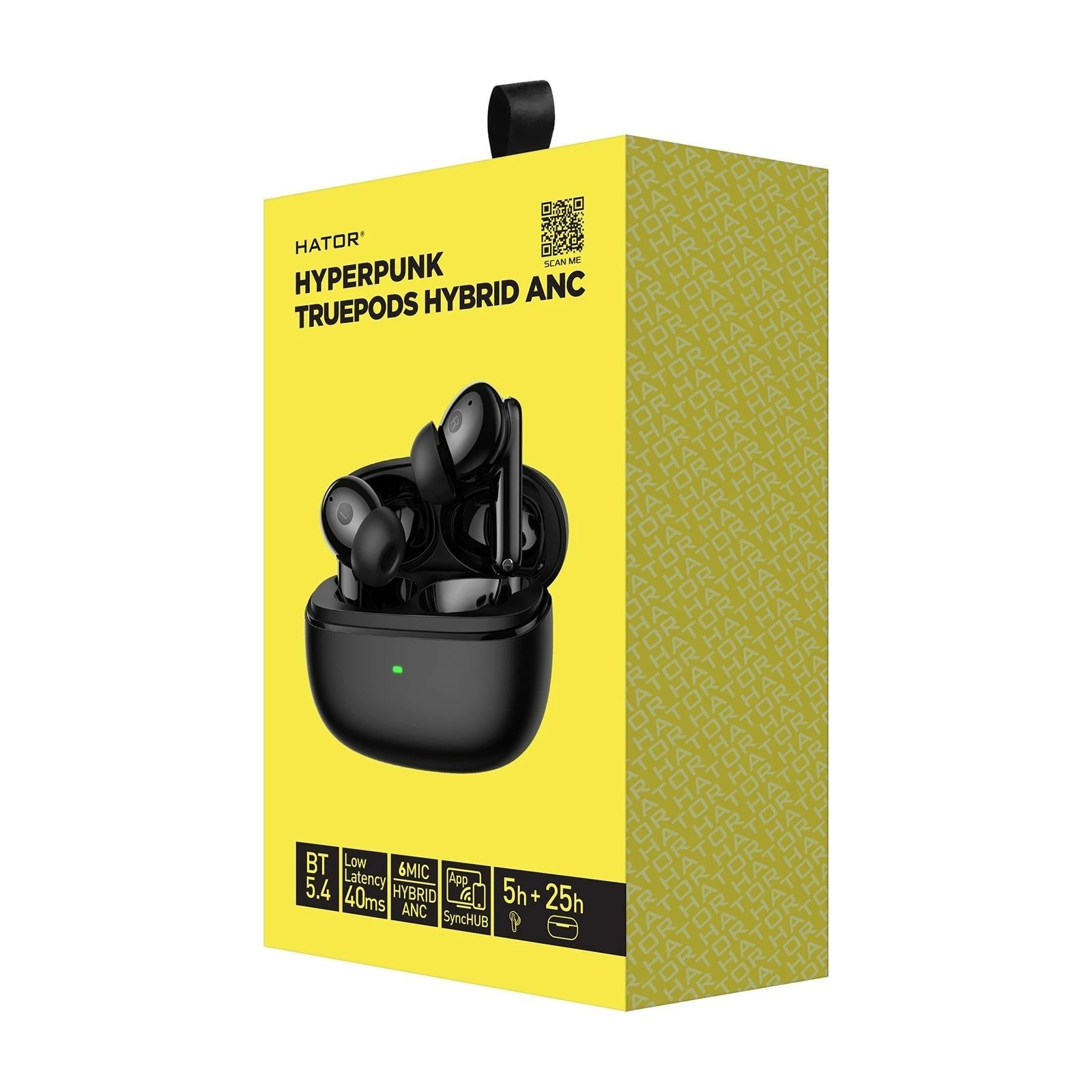 Hator Truepods Hybrid ANC Black (HTA431) (UA) Назначение для телефона, для ноутбука