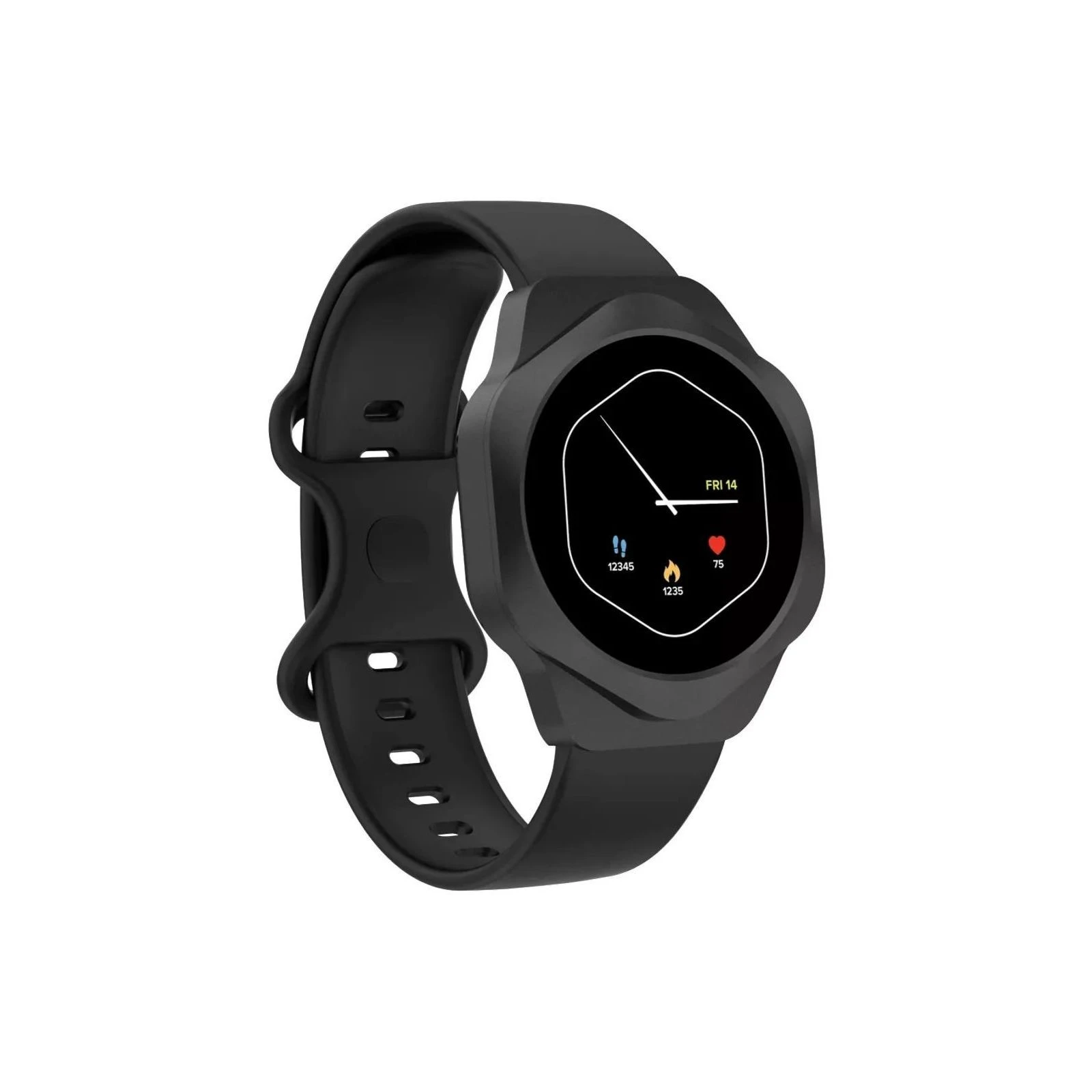 Смарт-часы Canyon Hexagon SW-88 BT-CALL Black (CNS-SW88BB) (UA) Совместимая ОС iOS, Android