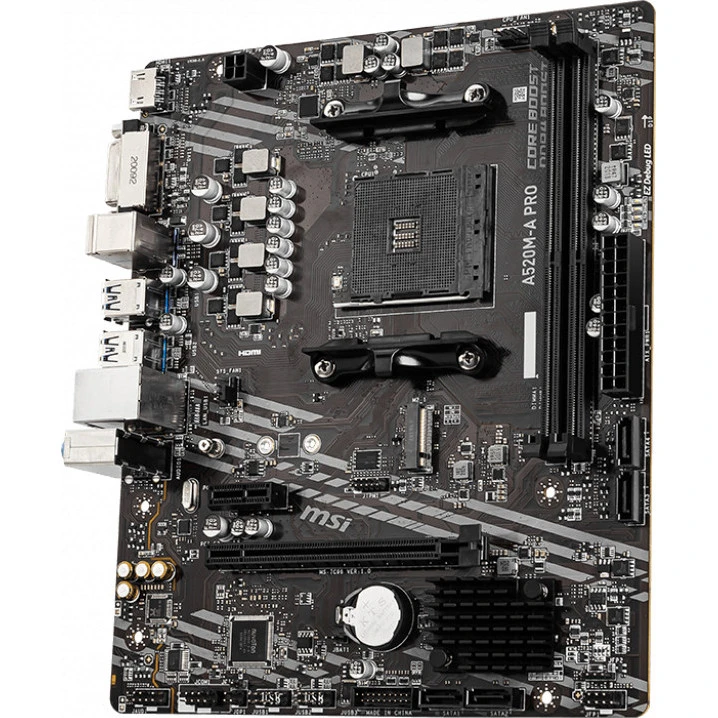 MSI A520M-A PRO (911-7C96-044) (UA) Бренд: MSI; Тип разъема CPU: Socket AM4;