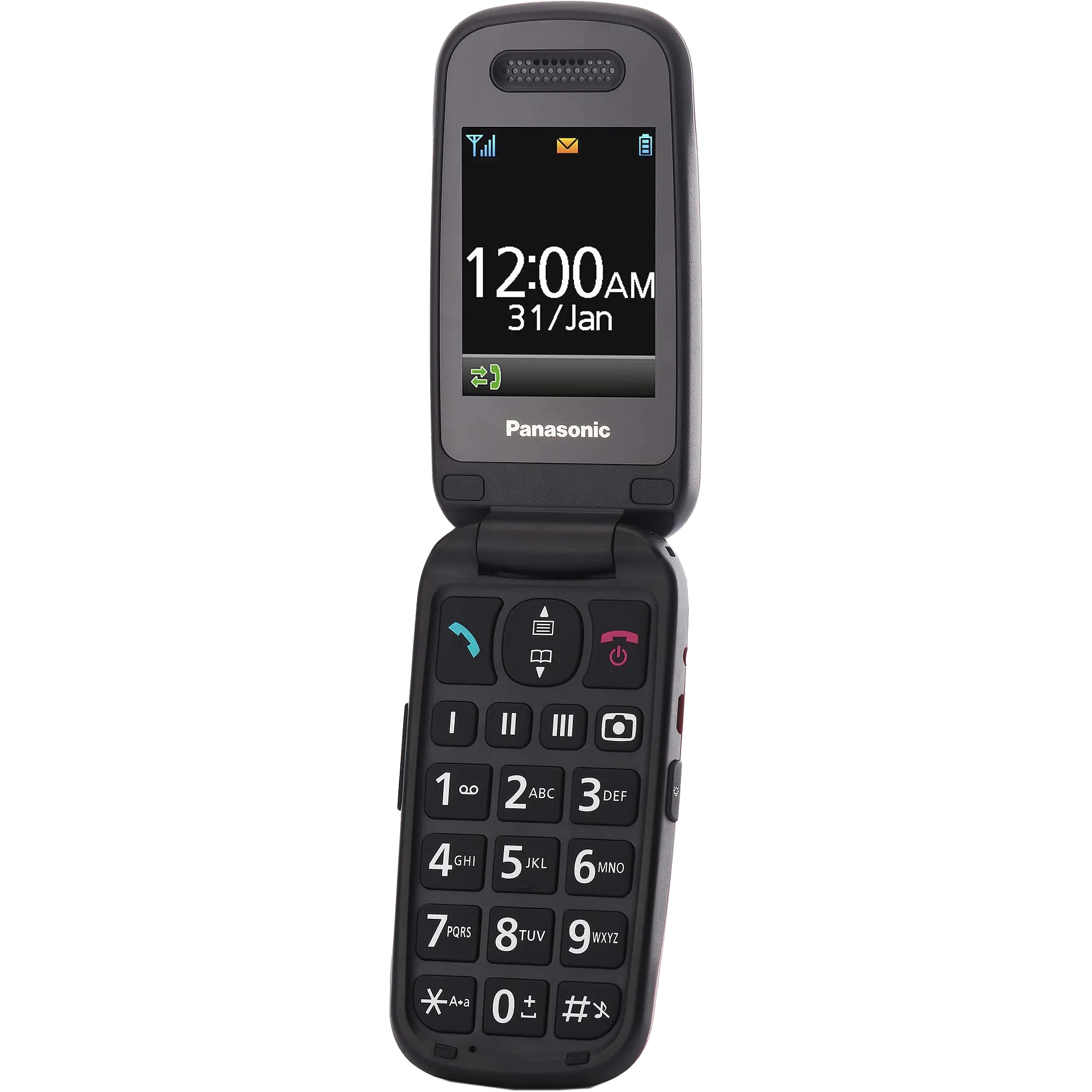Panasonic KX-TU446 Red (KX-TU446EXR) (UA) Діагональ дисплея: 2.4 / Матриця: