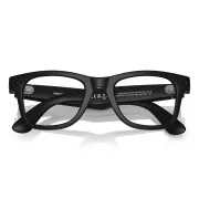 Смарт-очки Ray-Ban Meta Wayfarer Large Matte Black/Clear to Graphite Green Transitions (RW4008 601S1M 53-22)