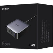 Сетевое зарядное устройство UGREEN CD327 2USB+2Type-C 65W Nexode Desktop Charger 2m Gray (90747)