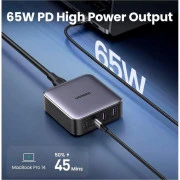Сетевое зарядное устройство UGREEN CD327 2USB+2Type-C 65W Nexode Desktop Charger 2m Gray (90747)