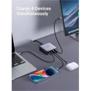 Сетевое зарядное устройство UGREEN CD327 2USB+2Type-C 65W Nexode Desktop Charger 2m Gray (90747)