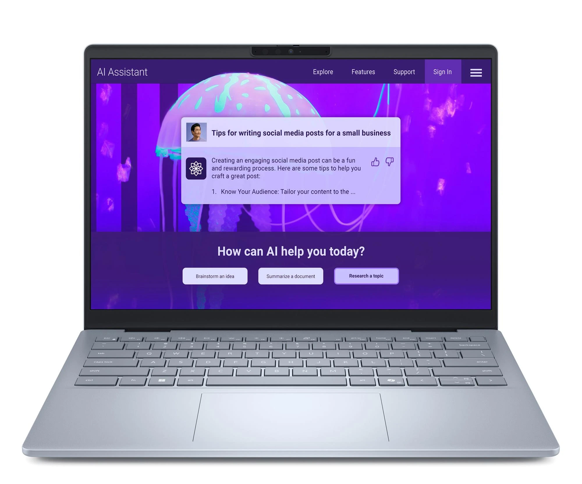 Dell 14 Plus Ultra 7-256V/16GB/1TB/Win 11 (Inspiron-1425-2822) Процессор: Intel® Core™ Ultra 7, 256 В (8