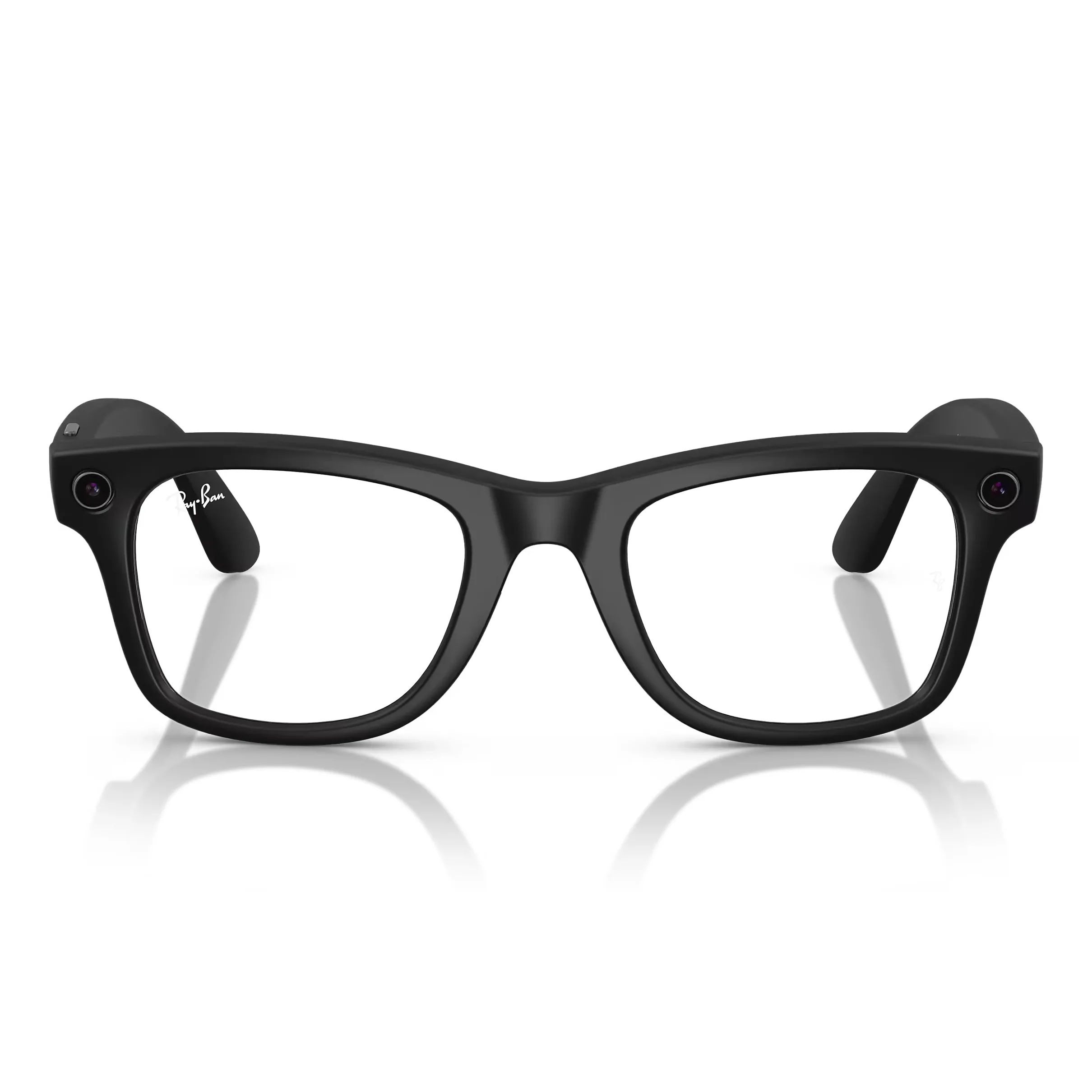 Смарт-окуляри Ray-Ban Meta Wayfarer Large Matte Black/Clear to Graphite Green Transitions (RW4008 601S1M 53-22)