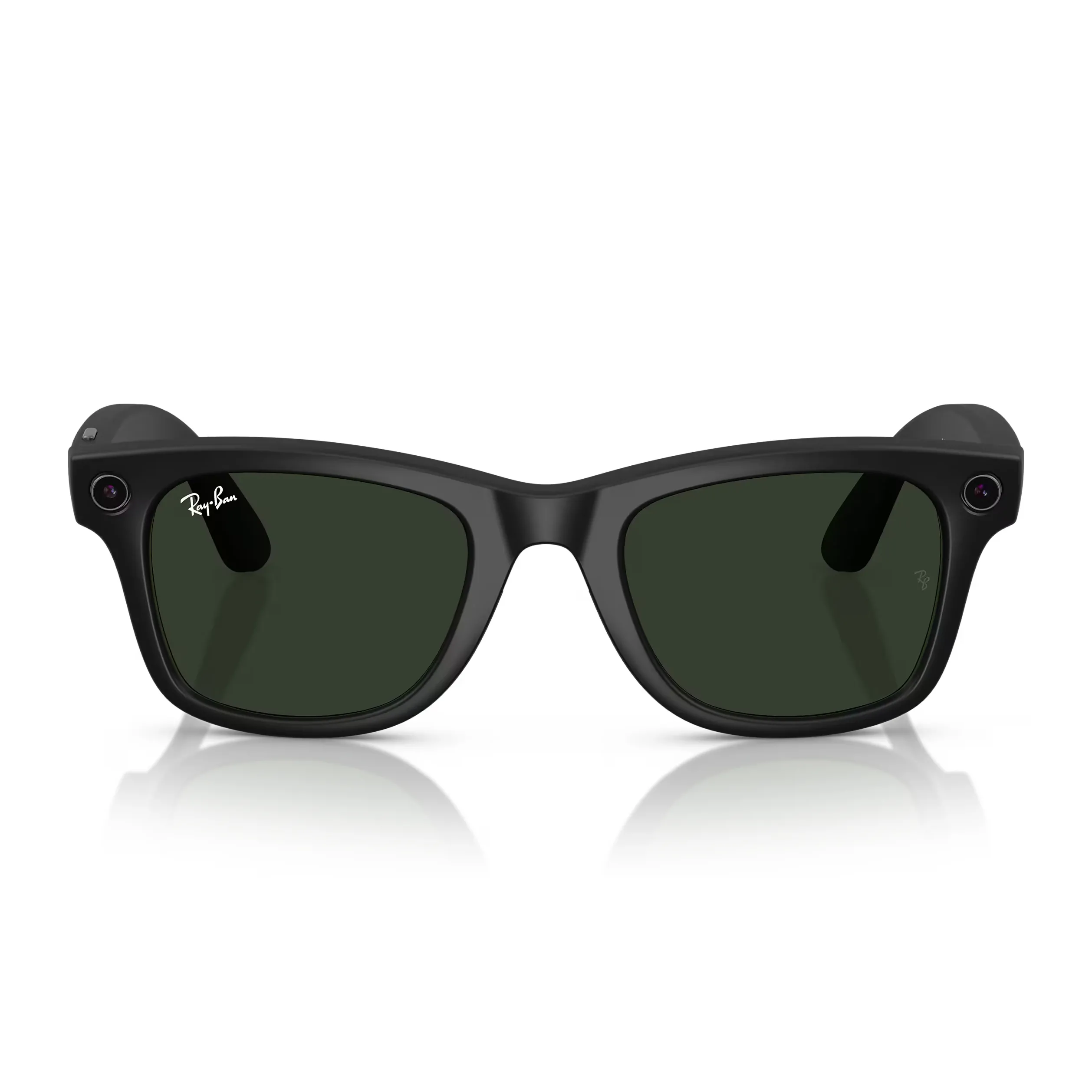 Смарт-окуляри Ray-Ban Meta Wayfarer Large Matte Black/Clear to Graphite Green Transitions (RW4008 601S1M 53-22)