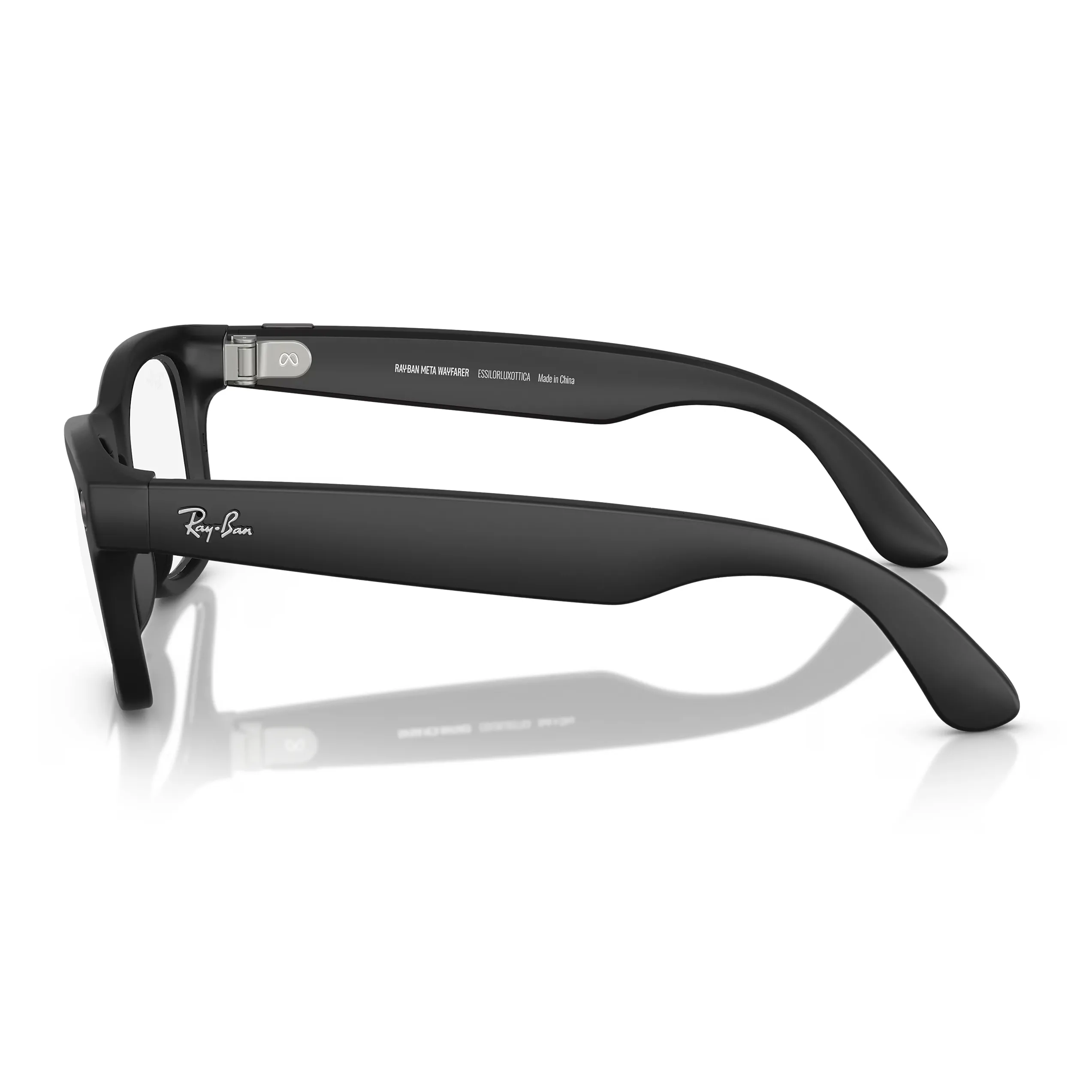 Смарт-окуляри Ray-Ban Meta Wayfarer Large Matte Black/Clear to Graphite Green Transitions (RW4008 601S1M 53-22)