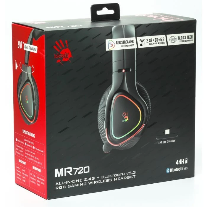 A4Tech Bloody MR720 RGB Black (4711421988872) (UA) Основні характеристики;