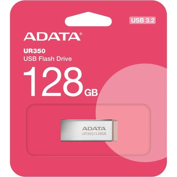 ADATA 128GB UR350 Silver/Beige USB 3.2 (UR350-128G-RSR/BG) (UA) Основні характеристики; Том