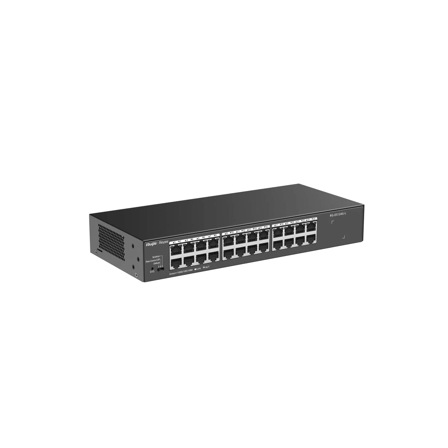 Коммутатор Ruijie Reyee RG-ES124G-L Fast Ethernet (10/100 Мбіт/с) нет