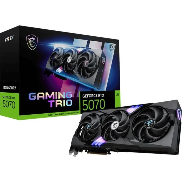 MSI GeForce RTX5070 12Gb GAMING TRIO OC (RTX 5070 12G GAMING TRIO OC) (UA) Основні характеристики; Форм