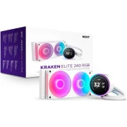 Система рідкого охолодження NZXT Kraken Elite RGB 240 мм AIO (RL-K24E-W2) (UA)