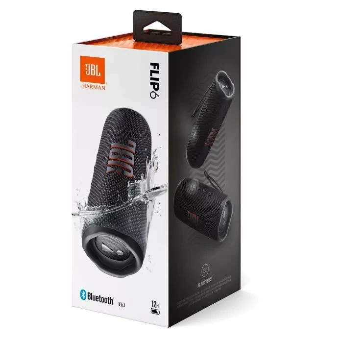 JBL Flip 6 Black (JBLFLIP6BLKEU) Подключение беспроводное