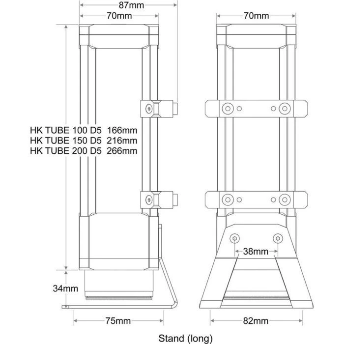 Alphacool Watercool Heatkiller Tube 200 D5 без Pompi (30205) (UA)