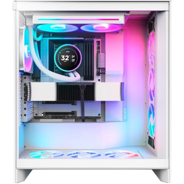 Система жидкостного охлаждения NZXT Kraken Elite RGB 280mm AIO (RL-KR28E-W2) (UA) Воздушный поток 98.61 CFM