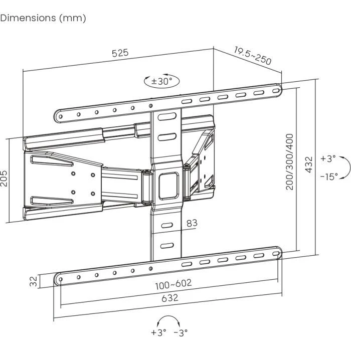 UniBracket Slim64 (UA) Основные характеристики; Тип: